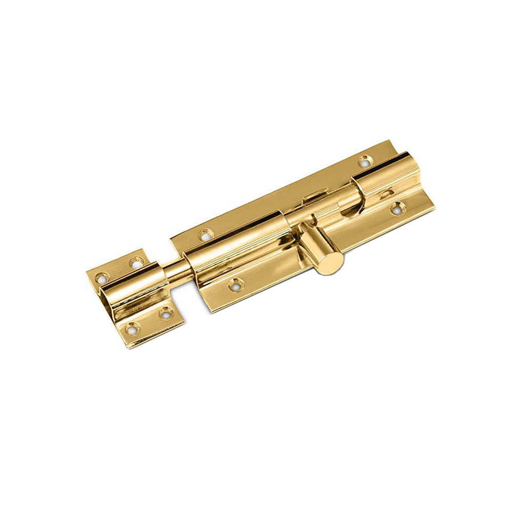 Brass Barrel Bolt 50mm Polished Brass-Latches & Bolts-Yester Home