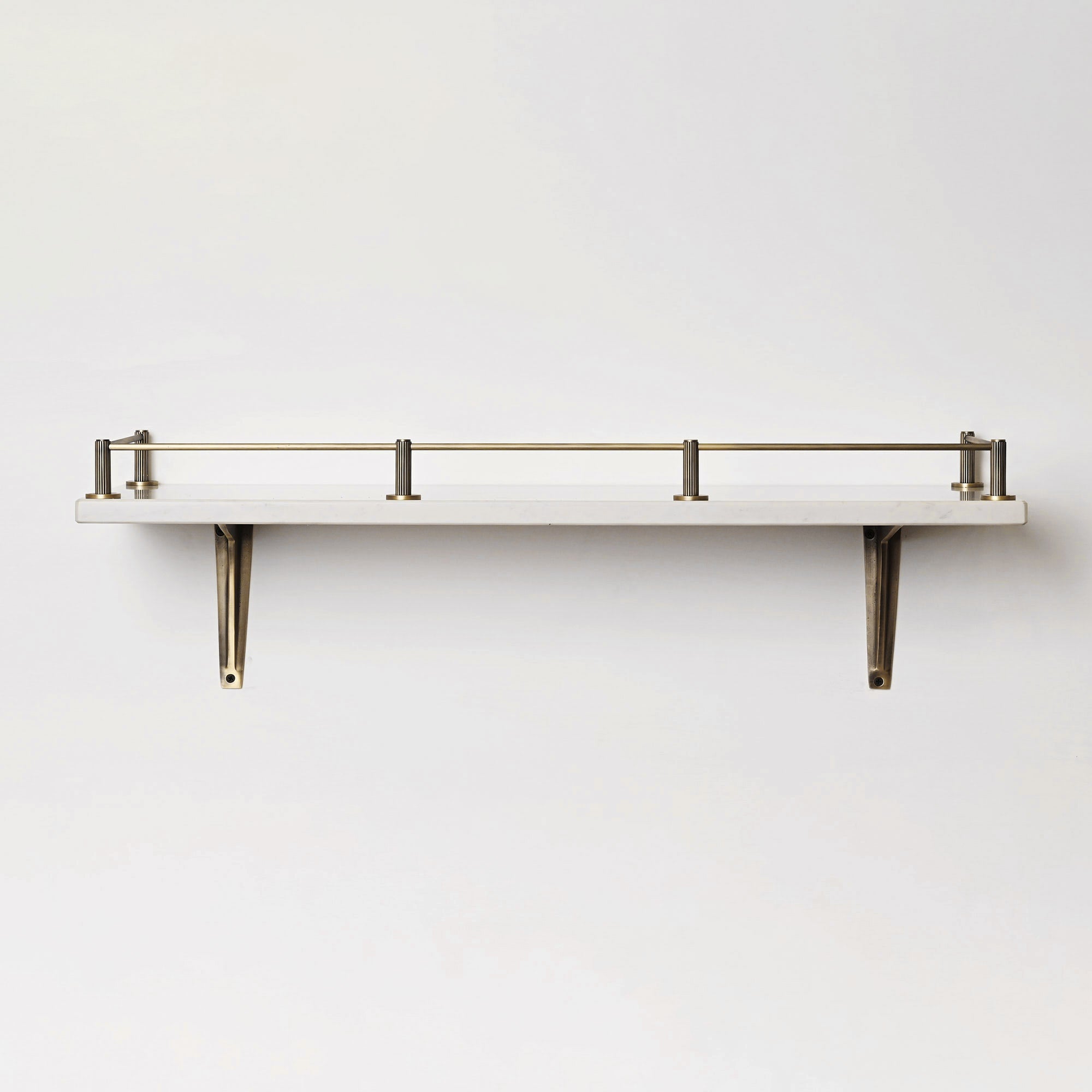 Claverley Gallery Shelf Rail | Aged Brushed Brass - Gallery Rails - Yester Home - Yester Home