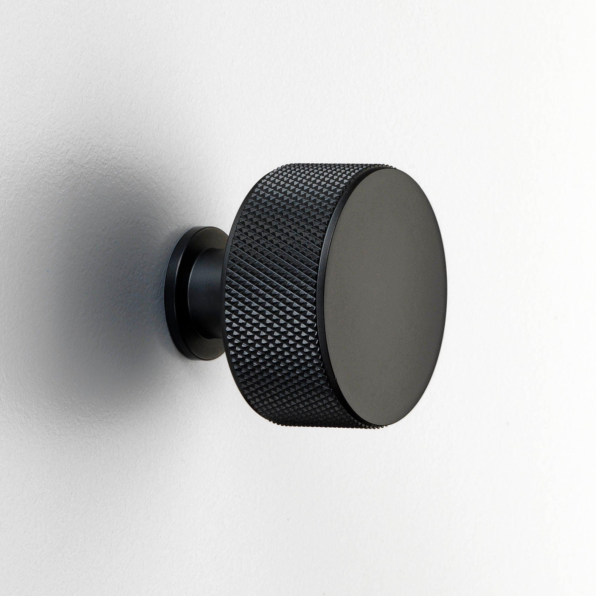 Brass Knurled Henley Cupboard Handles-Cabinet Handles-Yester Home