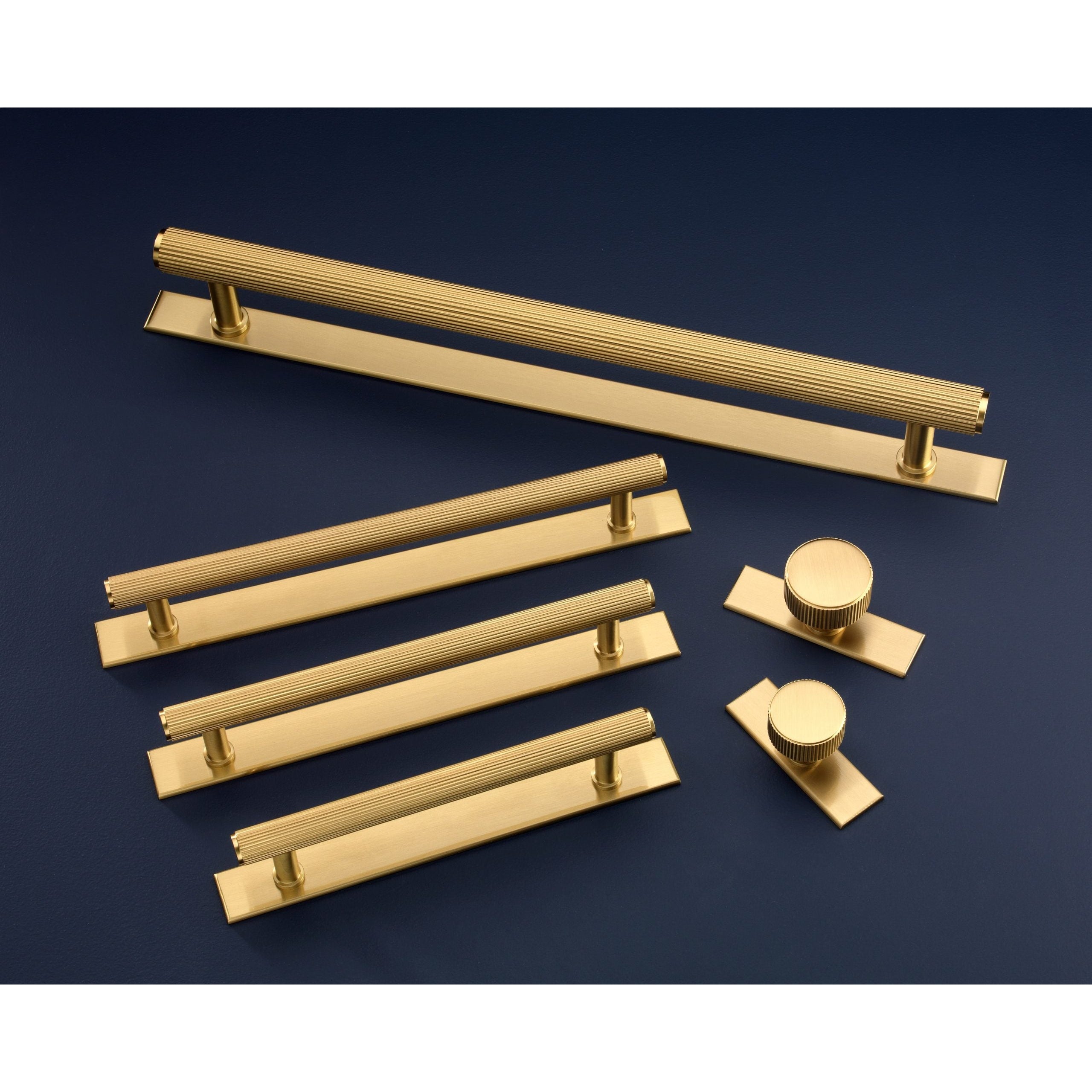 Brass Stirling Cupboard Handles-Cabinet Handles-Yester Home