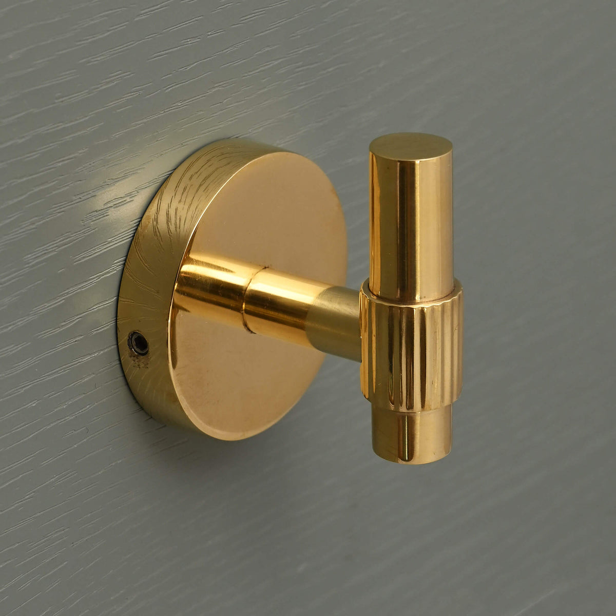 Claverley Brass T Hook - Coat Hooks - Yester Home - Yester Home
