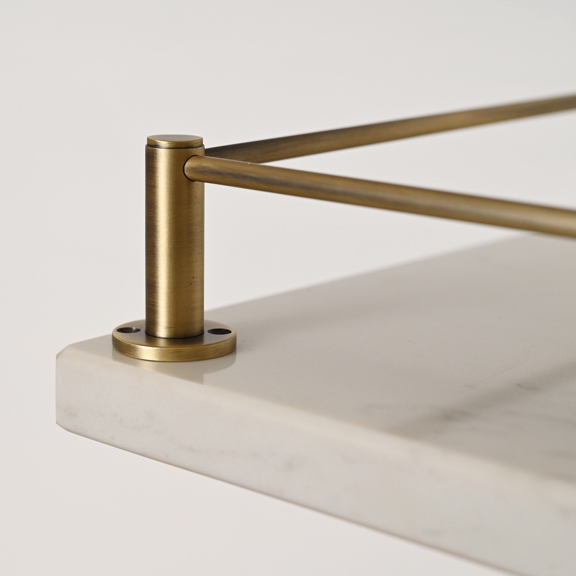 Round Bar Gallery Shelf Rail | Aged Brushed Brass - Gallery Rails - Yester Home - Yester Home