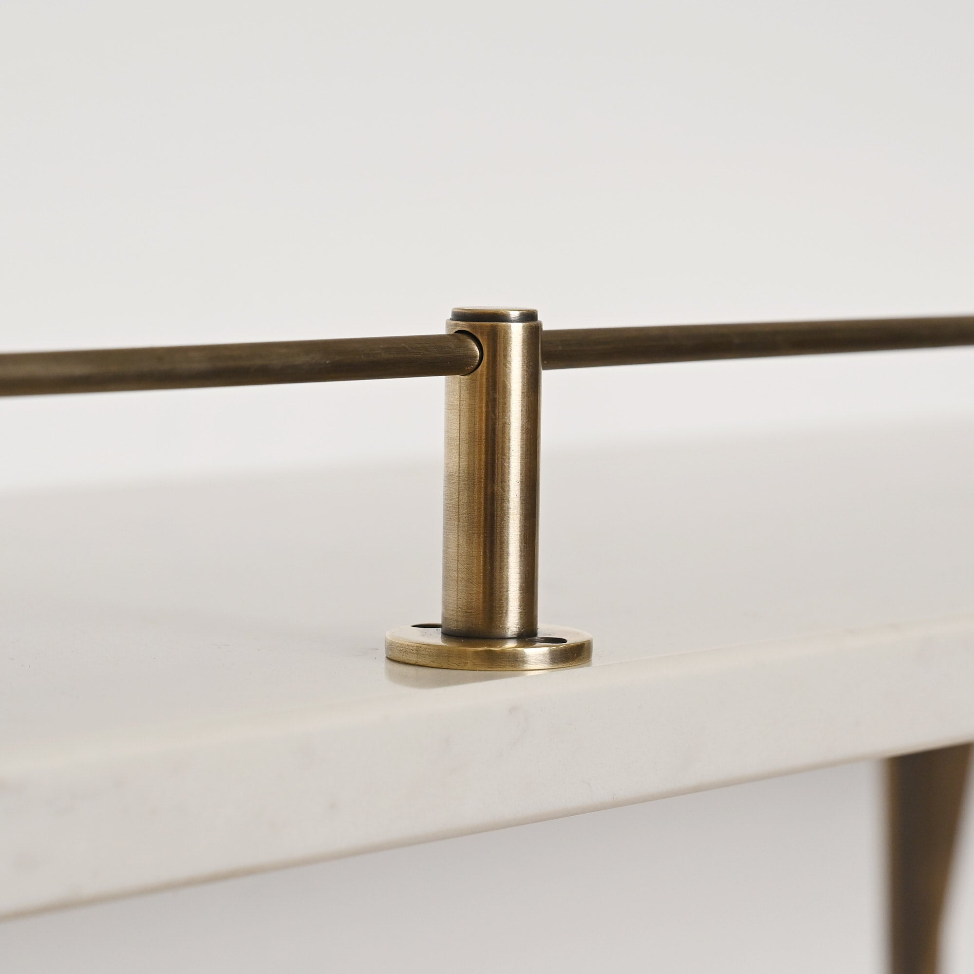 Round Bar Gallery Shelf Rail | Aged Brass - Gallery Rails - Yester Home - Yester Home