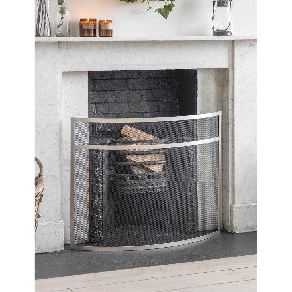 Bretforton Firescreen | Large | Silver - Fire Screens - Garden Trading - Yester Home