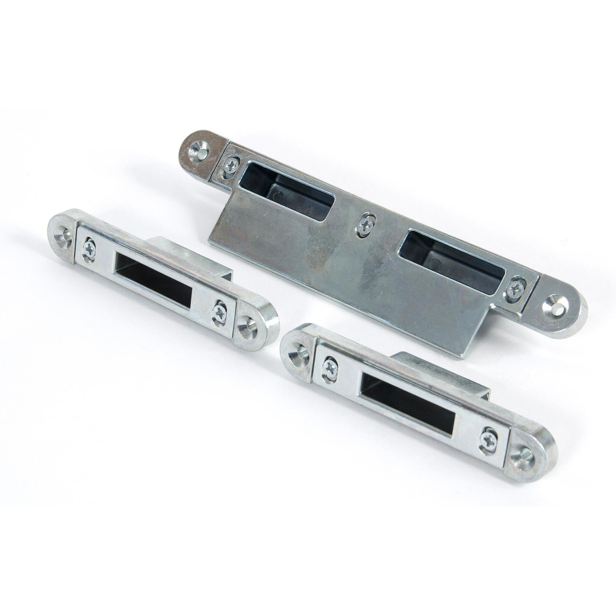 Bright Zinc Plated Espag Keep Set - 57mm Door | From The Anvil - Multi-Point Locks - From The Anvil - Yester Home