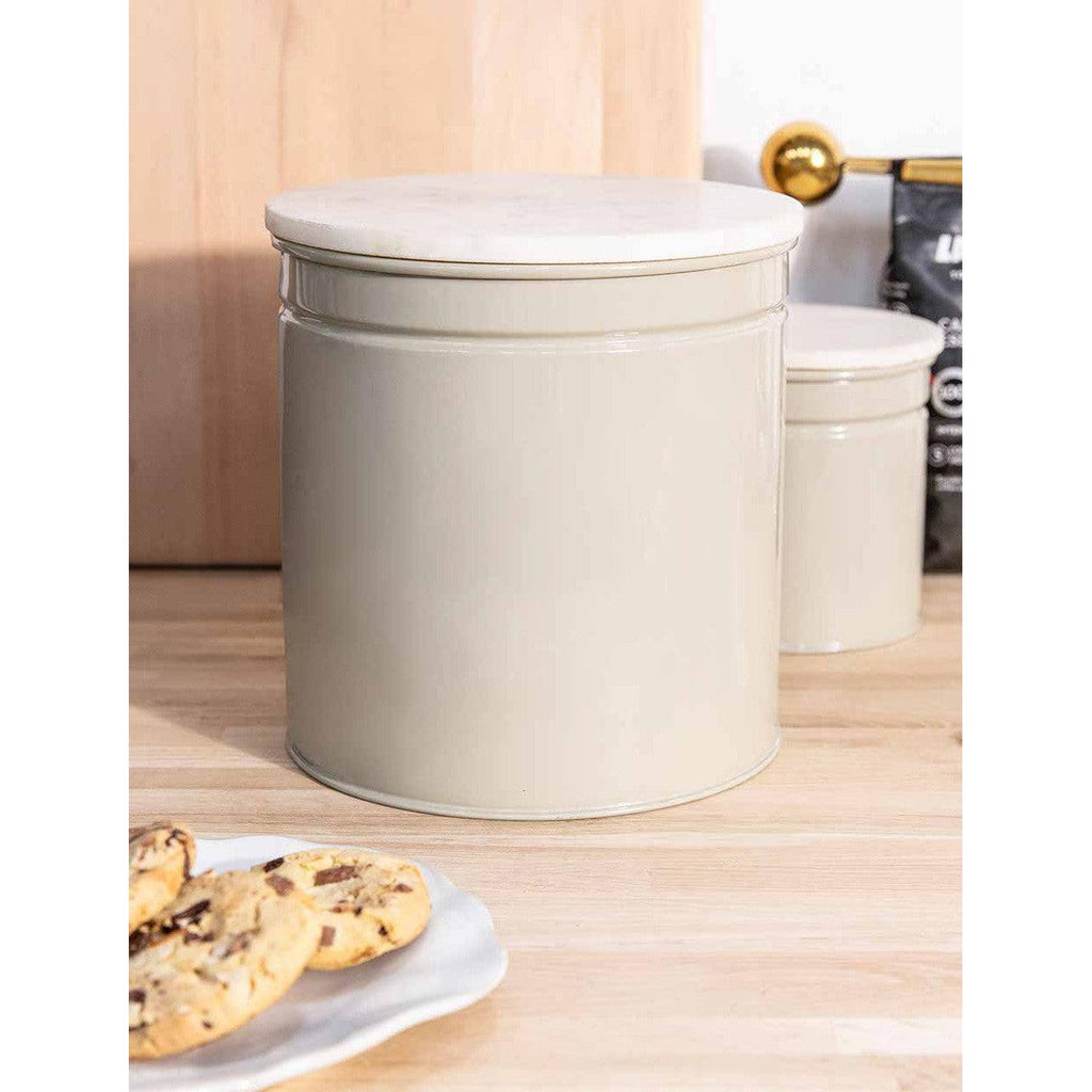Brompton Biscuit Tin | Carbon - Kitchen Storage - Garden Trading - Yester Home