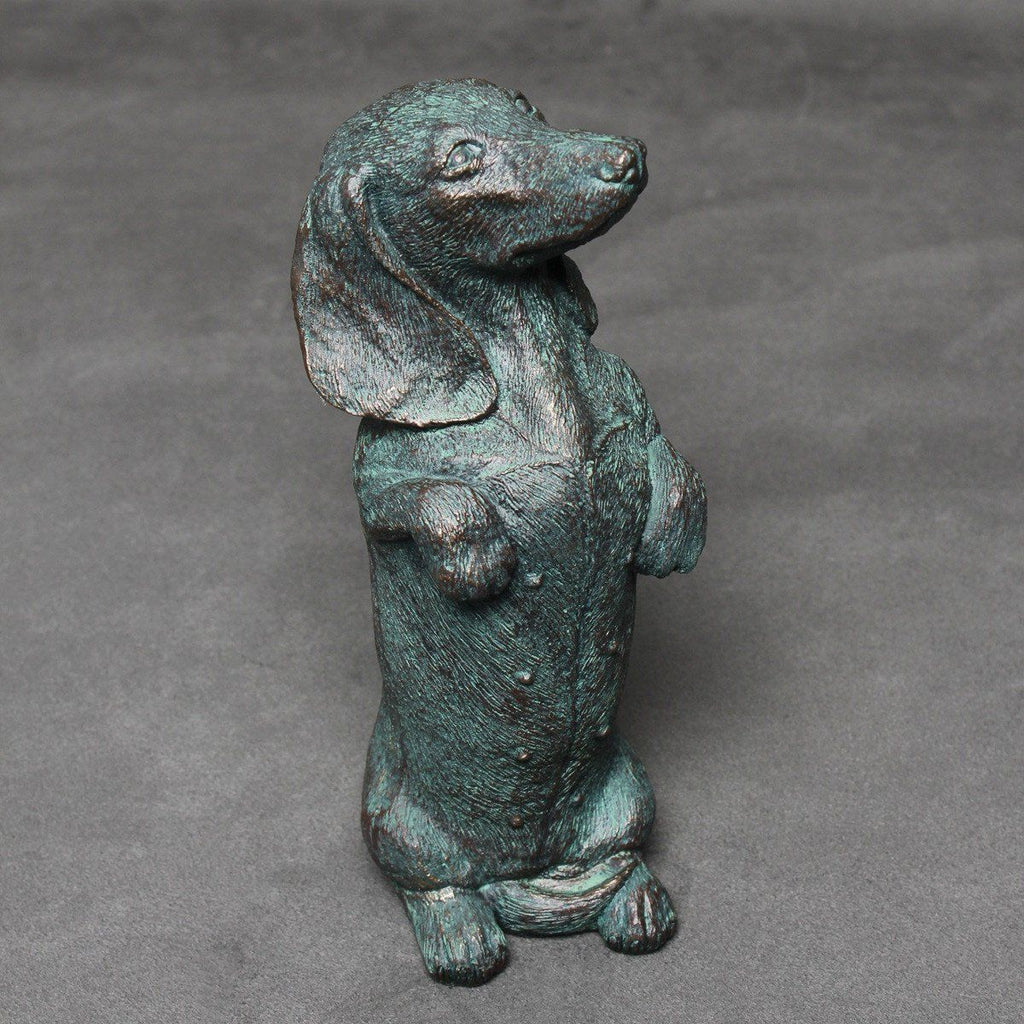 Bronzed Dachshund Ornament-Ornaments-Yester Home