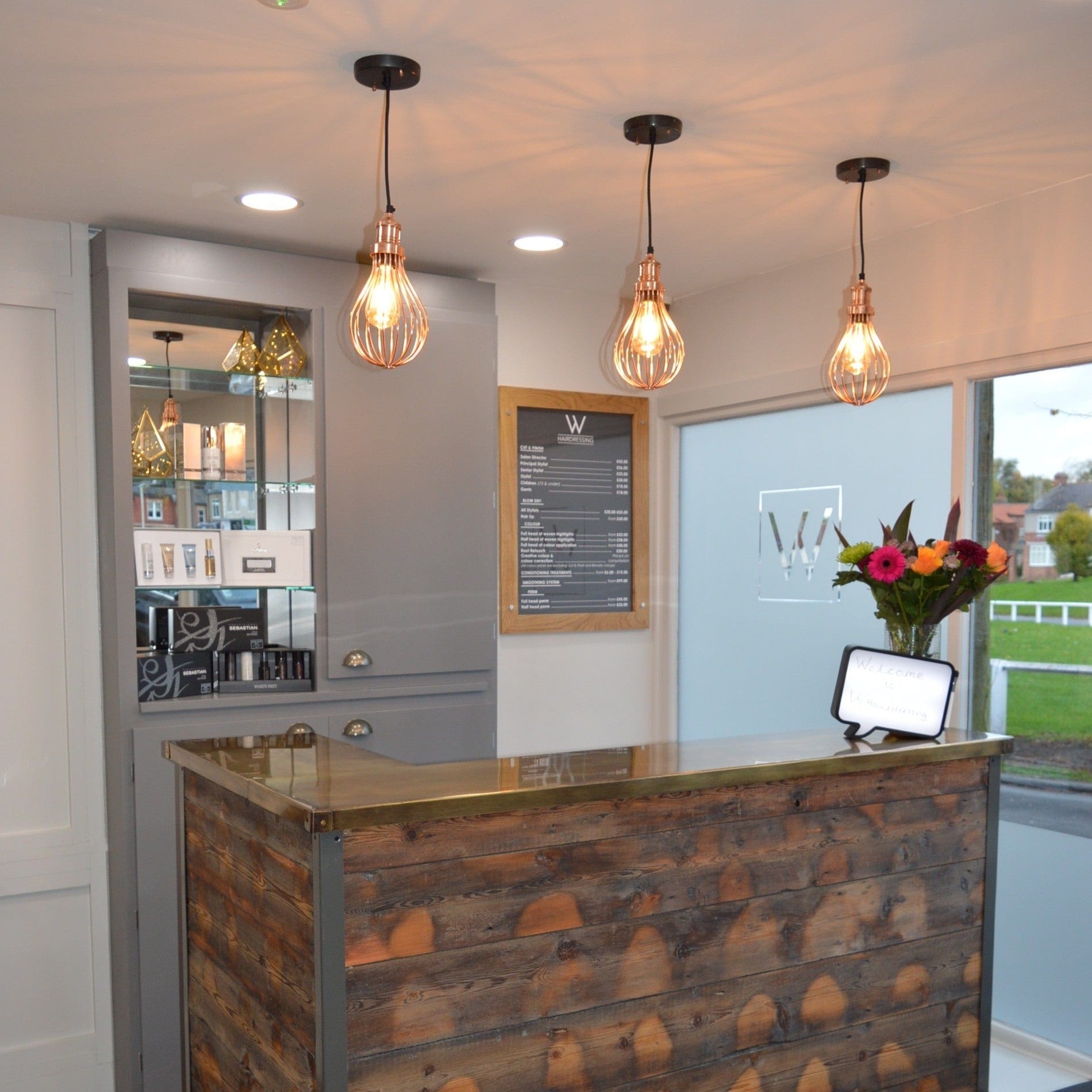 Brooklyn Balloon Cage Pendant - 6 Inch - Copper-Ceiling Lights-Yester Home