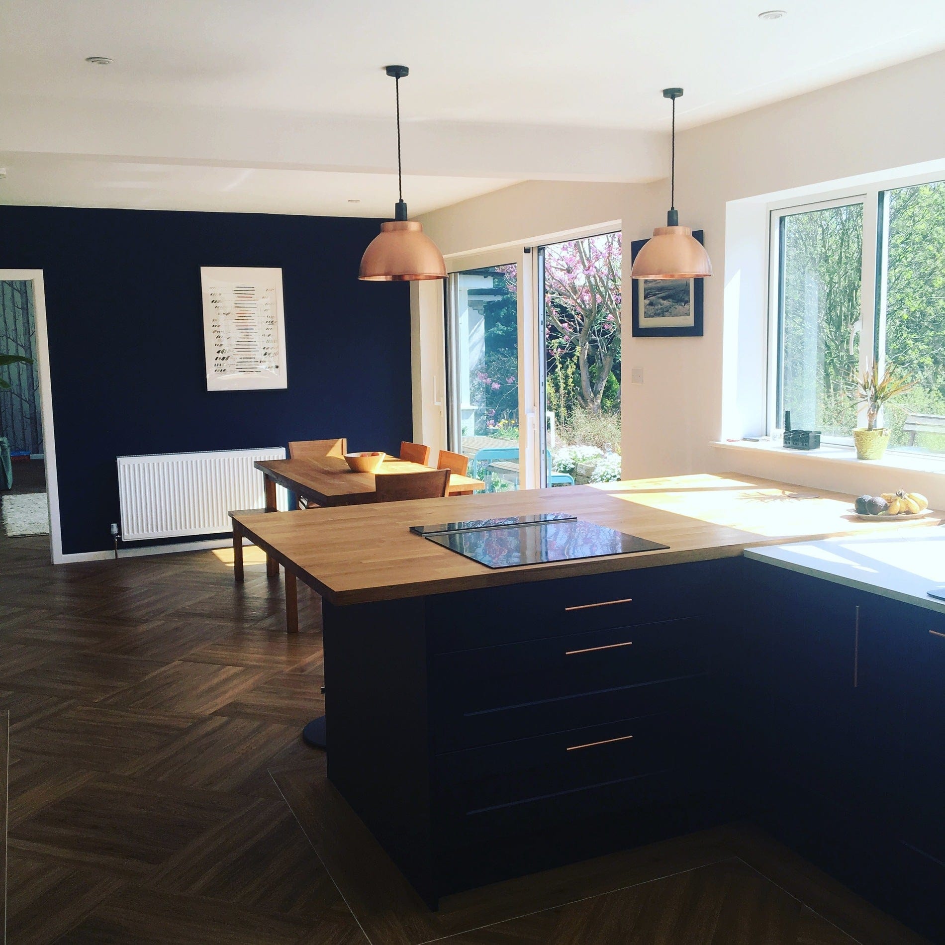 Brooklyn Dome Pendant - 13 Inch - Copper-Ceiling Lights-Yester Home