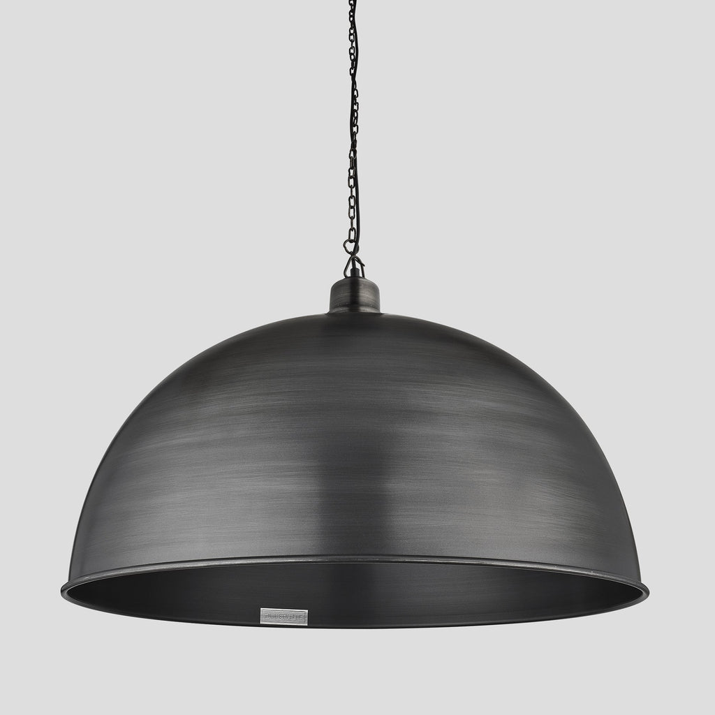 Brooklyn Giant Dome Pendant - 24 Inch - Pewter-Ceiling Lights-Yester Home