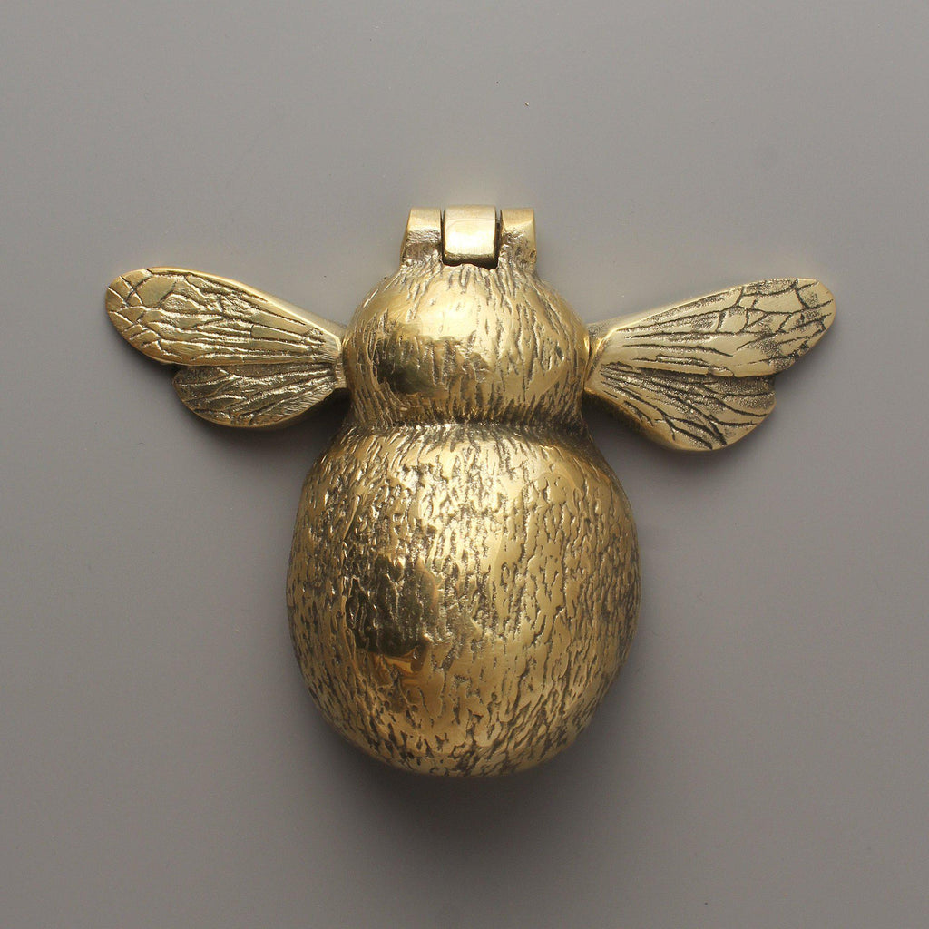 Bumblebee Door Knocker | Solid Brass-Door Knocker-Yester Home