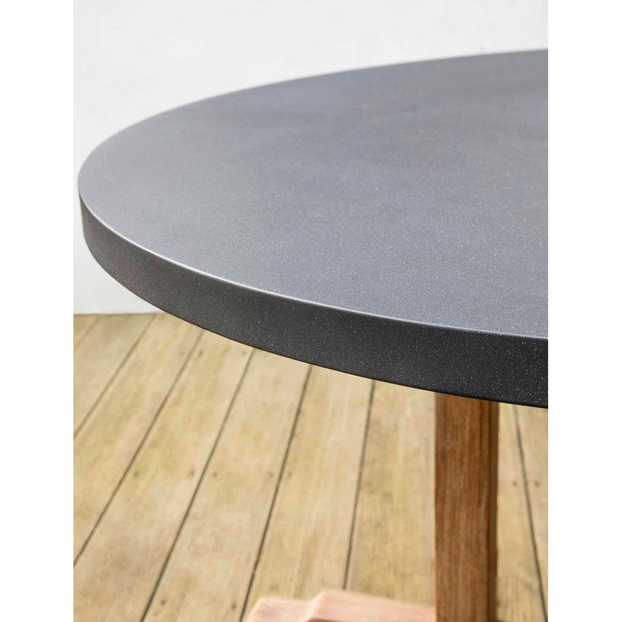 Burcot Round Dining Table | Medium | Slate Grey-Outdoor Dining Tables & Sets-Yester Home