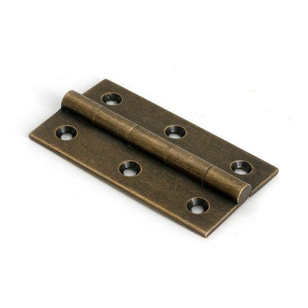 Burnished Brass 2.5" Butt Hinge (pair) - Butt Hinges - From The Anvil - Yester Home