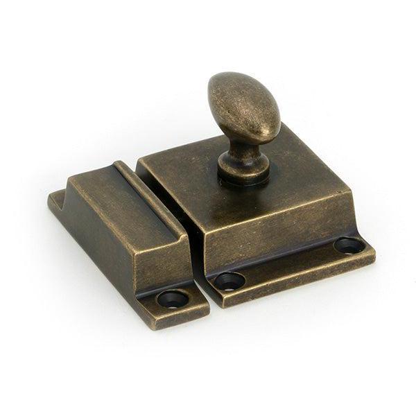 Burnished Brass Cabinet Latch - Cabinet Latches & Catches - From The Anvil - Yester Home