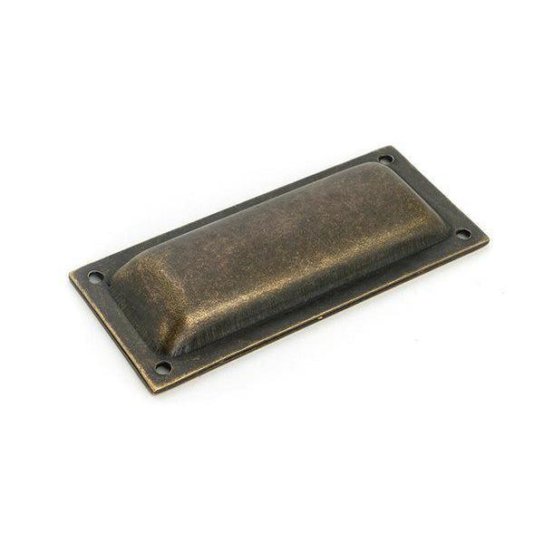 Burnished Brass Flush Handle - Flush Handles - From The Anvil - Yester Home