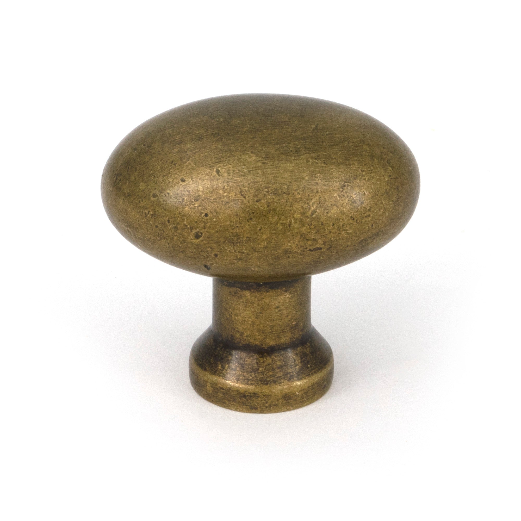 Burnished Brass Moore Cabinet Knob - 38mm - Cabinet Knobs - From The Anvil - Yester Home