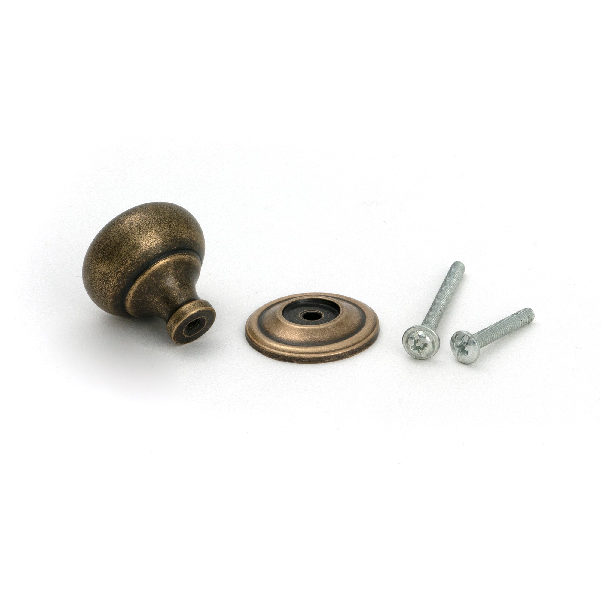 Burnished Brass Mushroom Cabinet Knob 32mm - Cabinet Knobs - From The Anvil - Yester Home