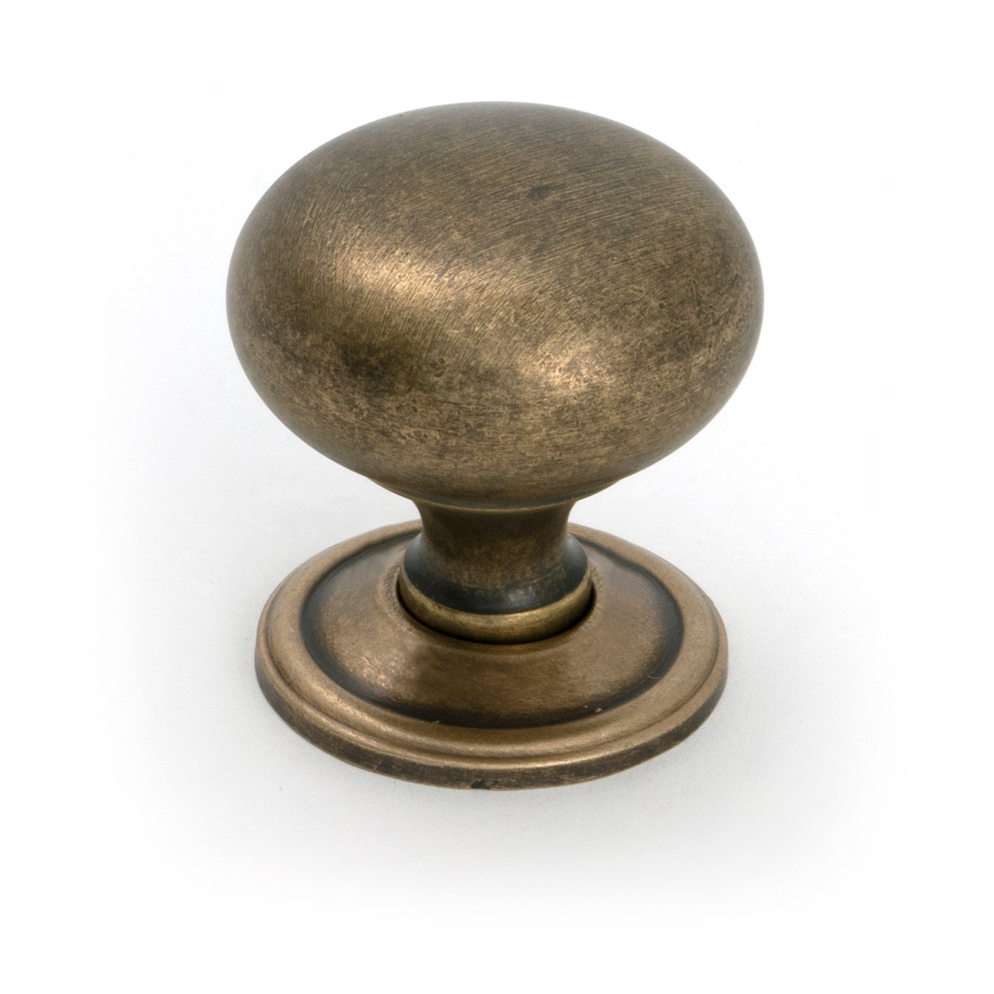 Burnished Brass Mushroom Cabinet Knob 38mm - Cabinet Knobs - From The Anvil - Yester Home