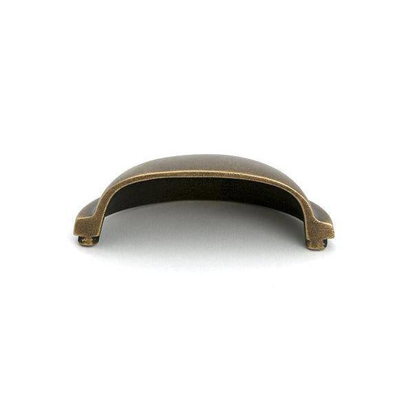 Burnished Brass Regency Concealed Drawer Pull - Drawer Pulls - From The Anvil - Yester Home