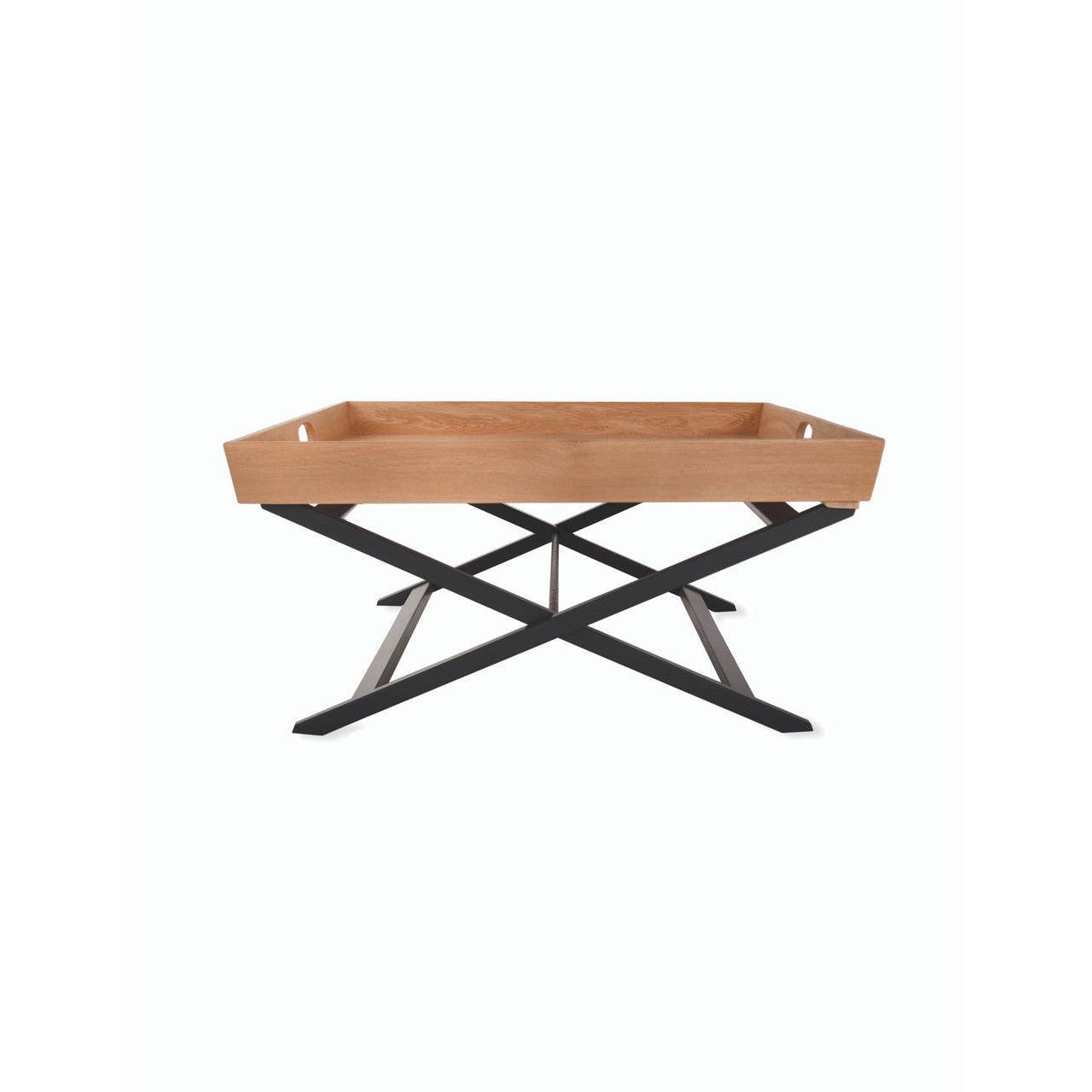 Butlers Coffee Table Square in Carbon - Oak-Coffee & Side Tables-Yester Home