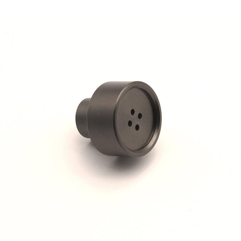 Button Cupboard Door Knob Gunmetal Grey-Cupboard Knobs-Yester Home