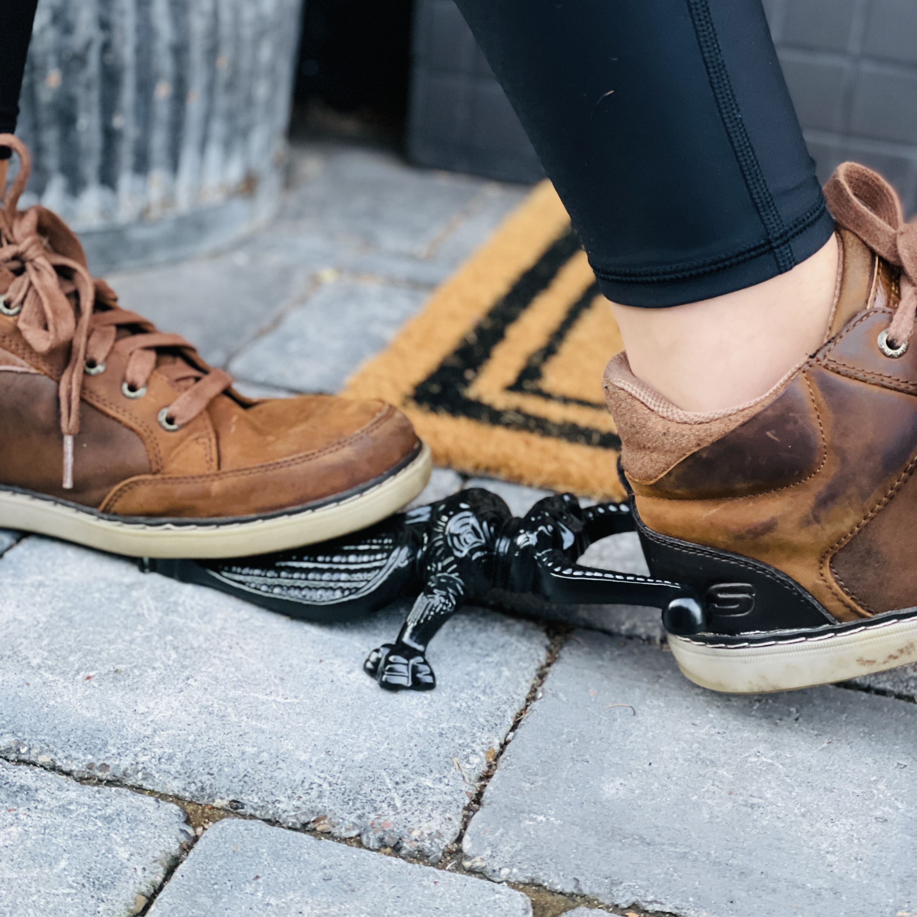 Cast Iron Beetle Boot Pull-Boot Pulls & Scrapers-Yester Home