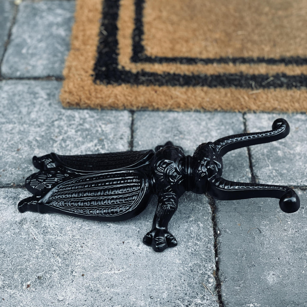 Cast Iron Beetle Boot Pull-Boot Pulls & Scrapers-Yester Home