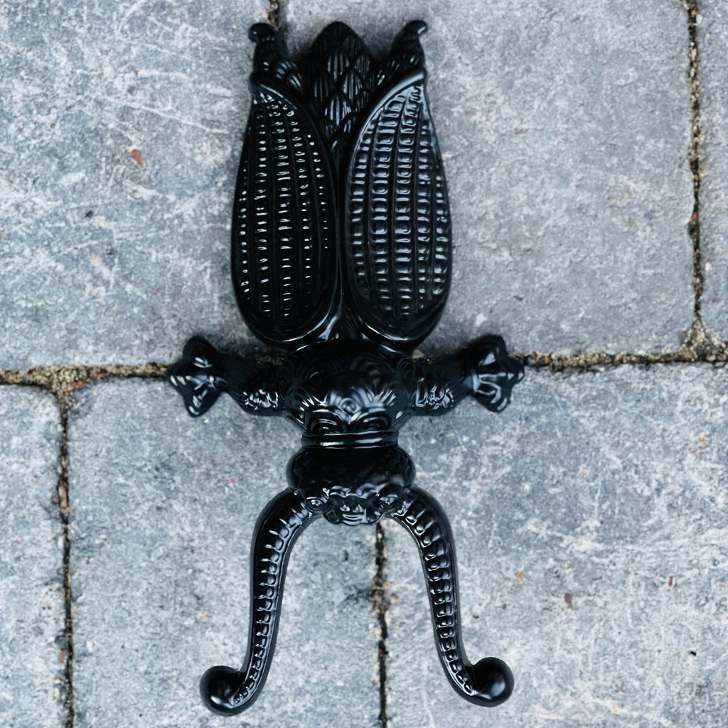 Cast Iron Beetle Boot Pull-Boot Pulls & Scrapers-Yester Home