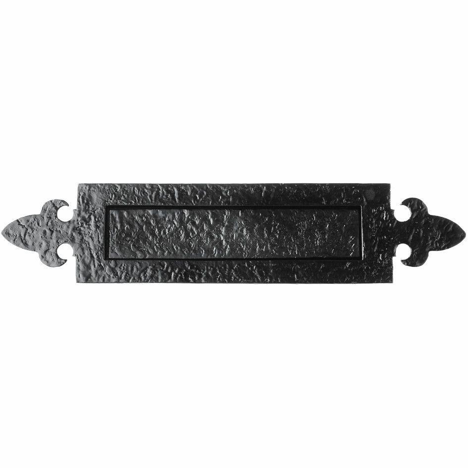 Cast Iron Fleur De Lys Letter Plate · 7121 ·-Letter Plates-Yester Home