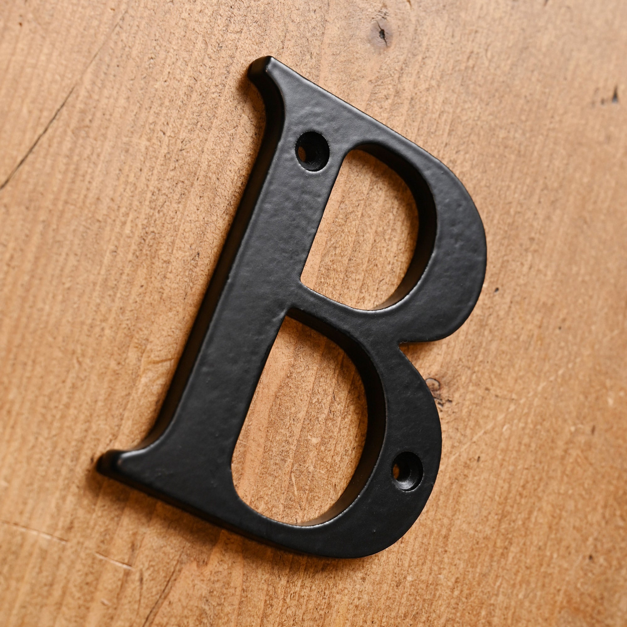 Black Cast Iron House Numbers | Face Fixing - House Numbers - Yester Home - Yester Home