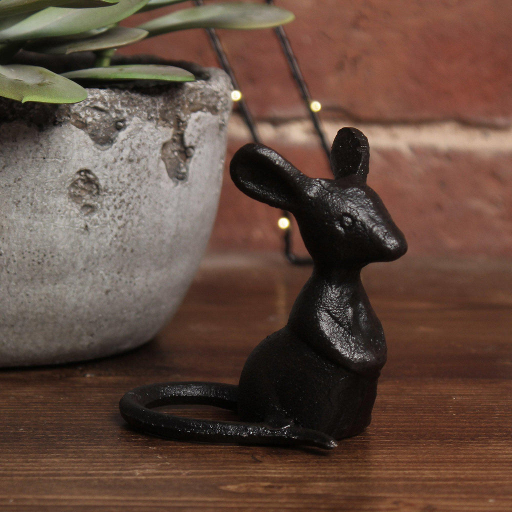 Cast Iron Mouse Ornament-Ornaments-Yester Home