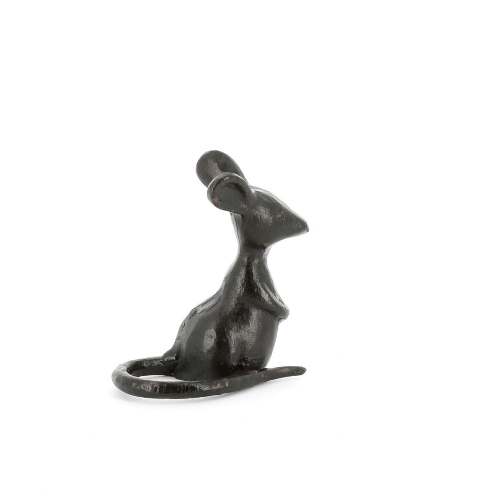 Cast Iron Mouse Ornament-Ornaments-Yester Home
