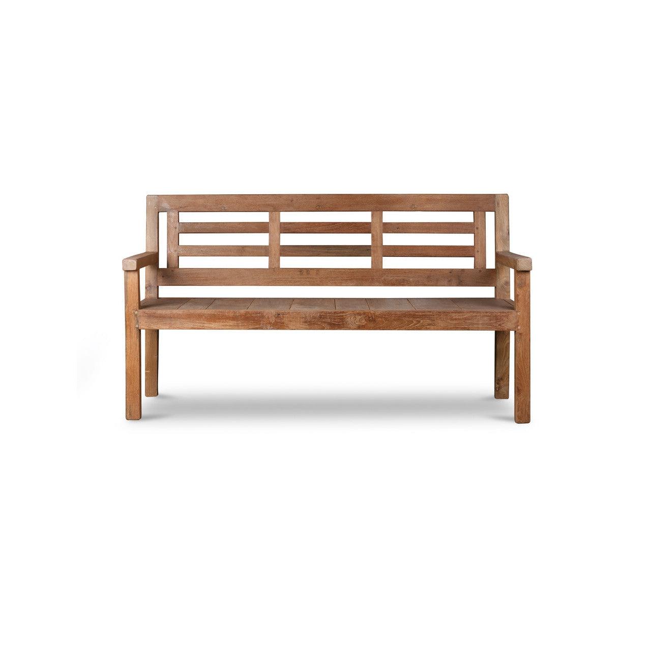 Chastleton Bench - Teak-Outdoor Benches-Yester Home