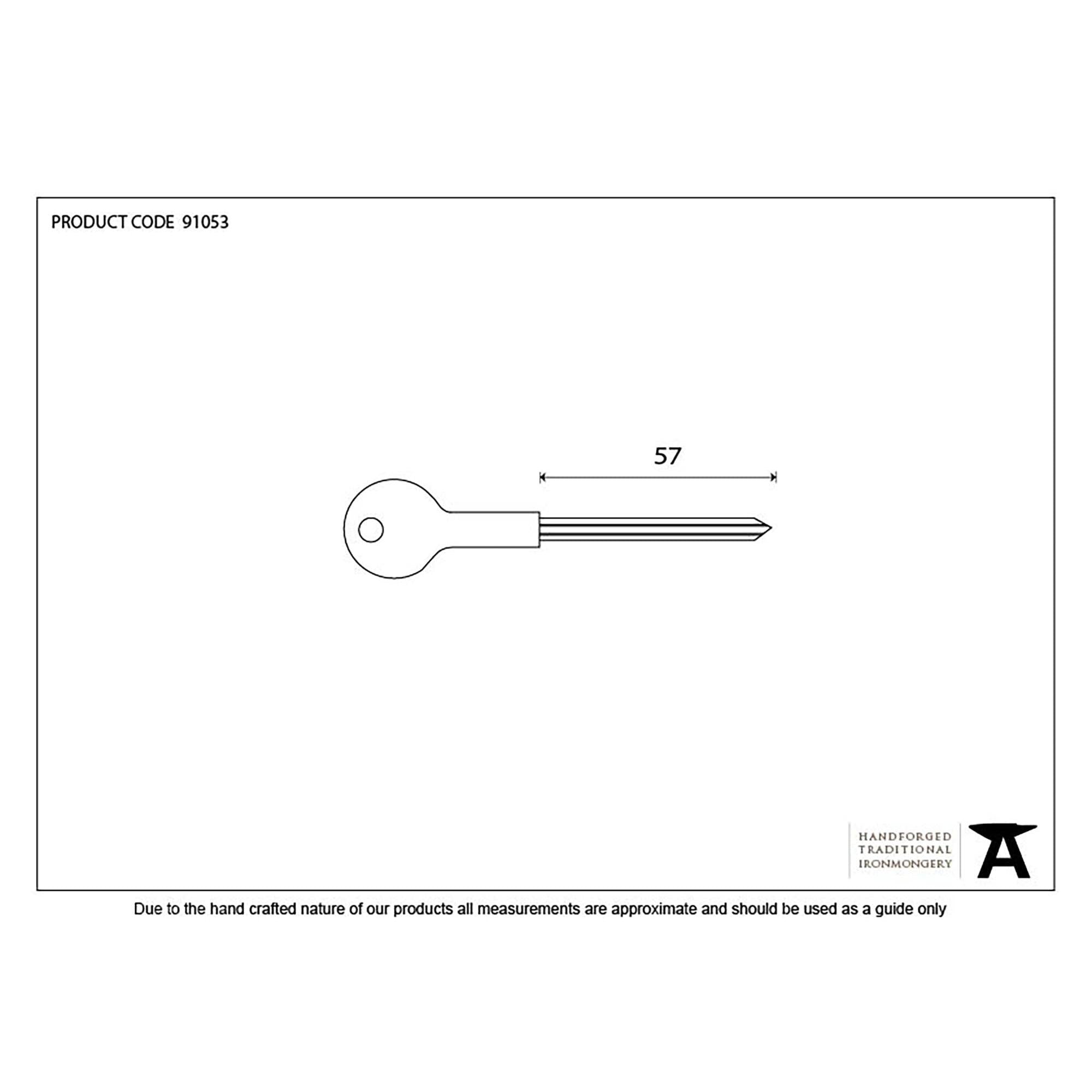Chubb Long Security Star Key | From The Anvil - Bolts - From The Anvil - Yester Home