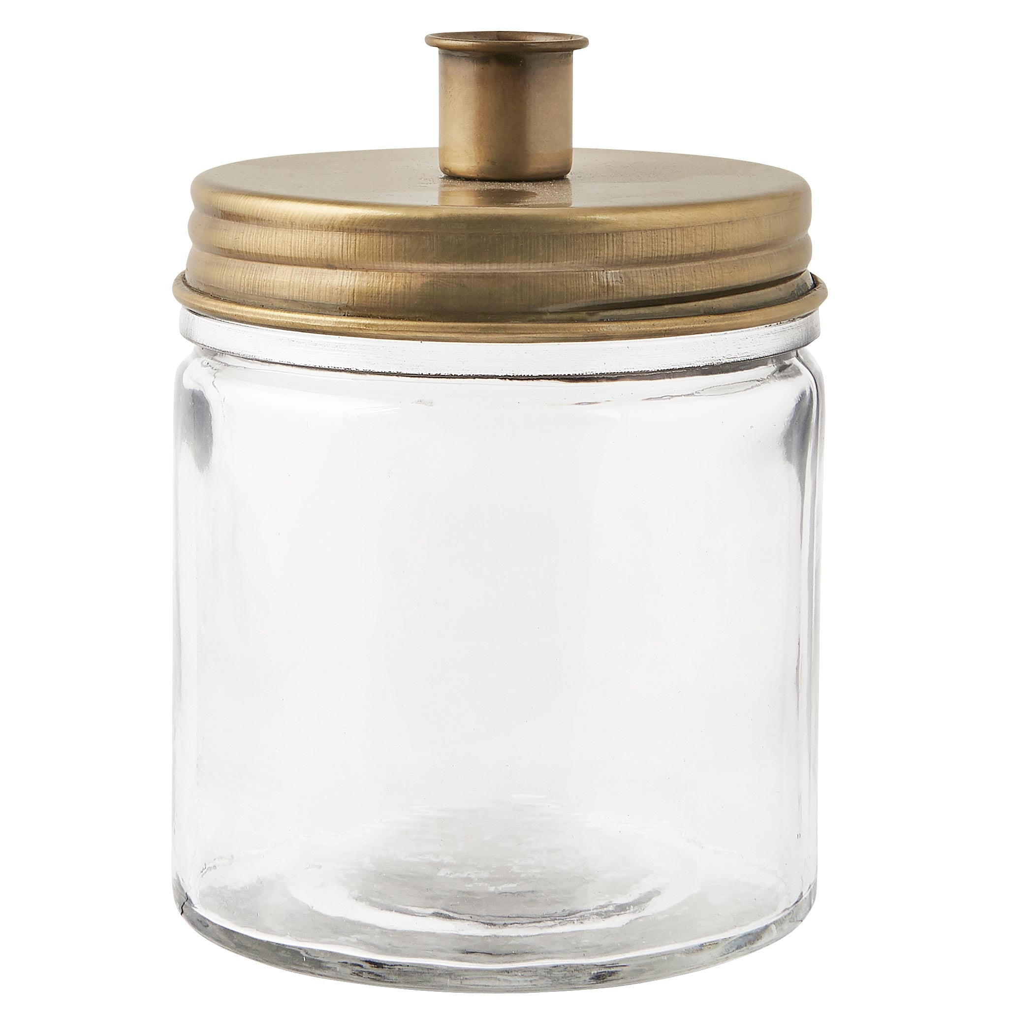 Chunky Glass Jar Candle Holder | Various-Candle Holders-Yester Home
