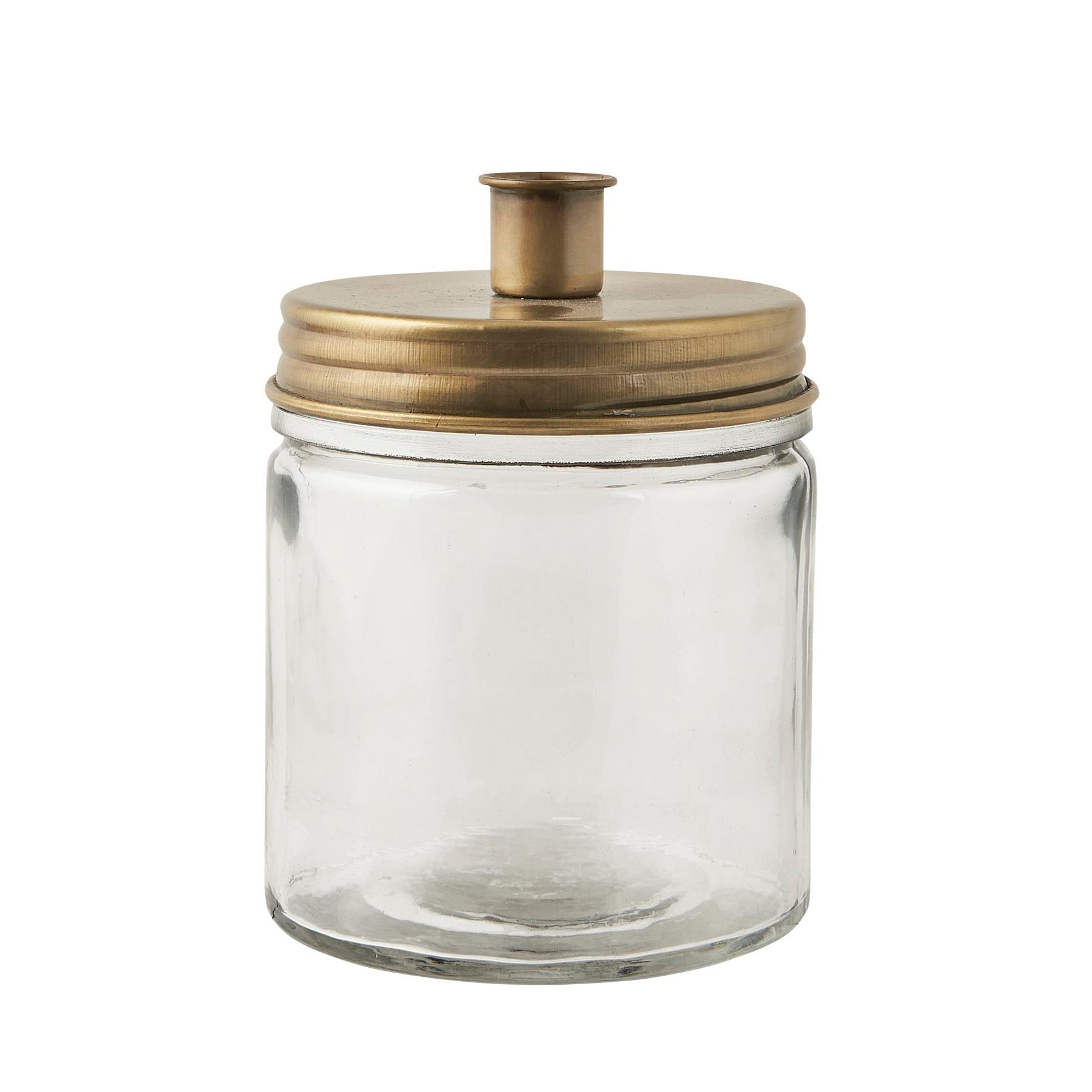 Chunky Glass Jar Candle Holder | Various-Candle Holders-Yester Home