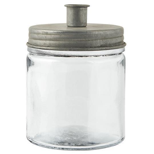 Chunky Glass Jar Candle Holder | Various-Candle Holders-Yester Home