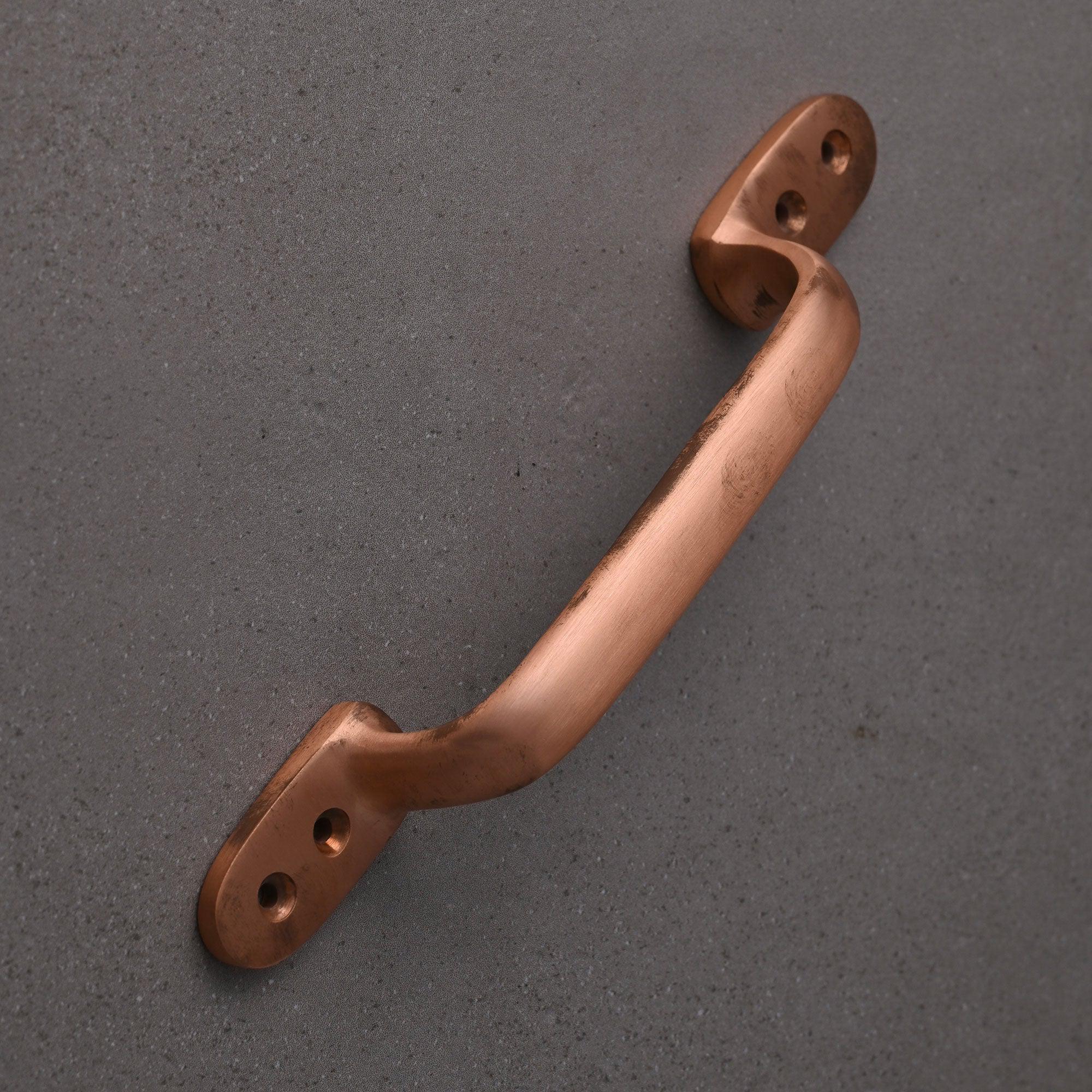 Classic Brushed Satin Copper Cupboard Handles-Cabinet Knobs-Yester Home