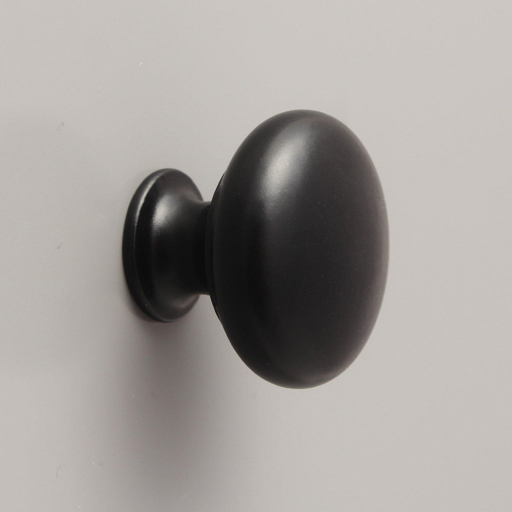 Classic Cast Iron Cupboard Handles | Black-Cabinet Knobs-Yester Home