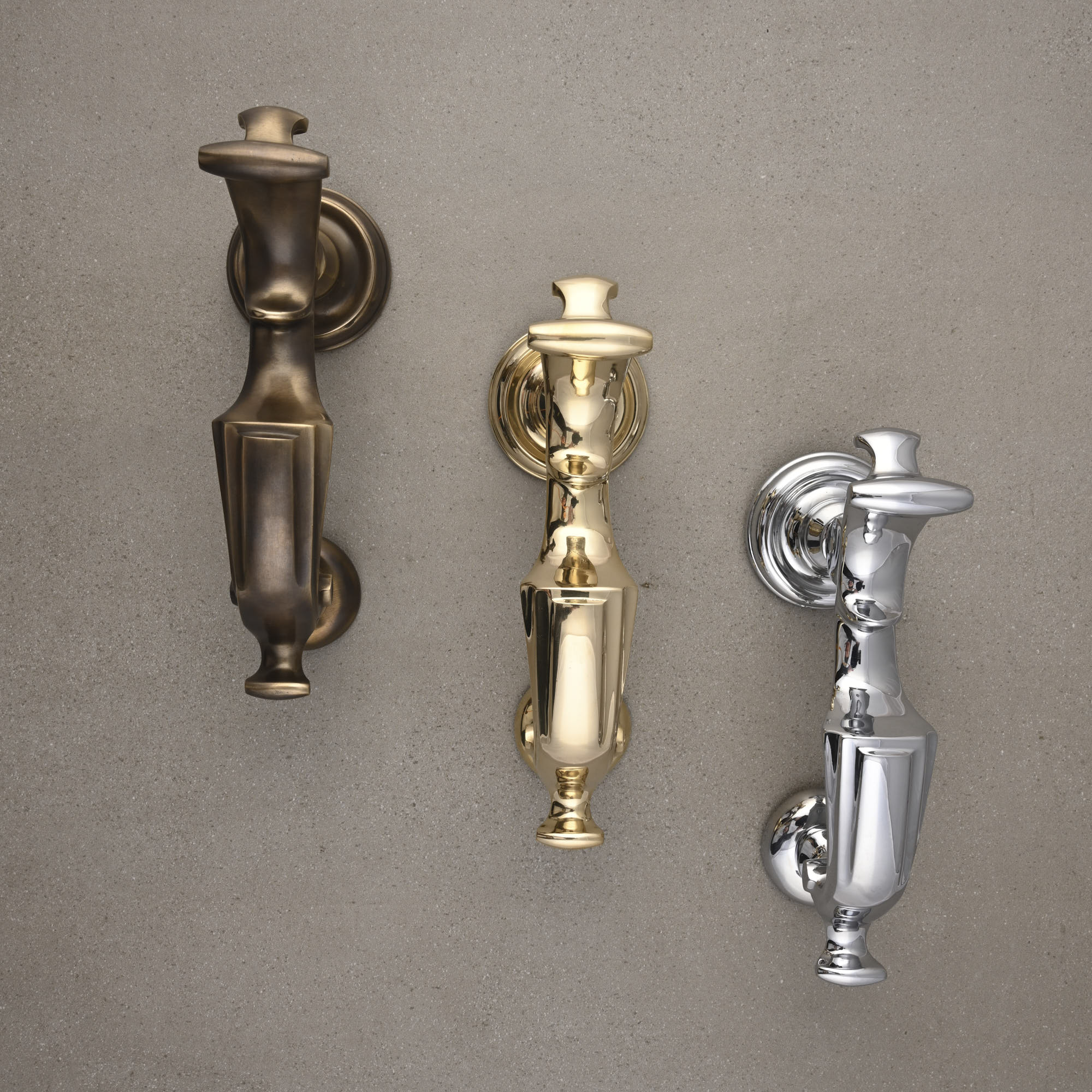 Classic Doctors Door Knocker | Solid Brass-Door Knocker-Yester Home