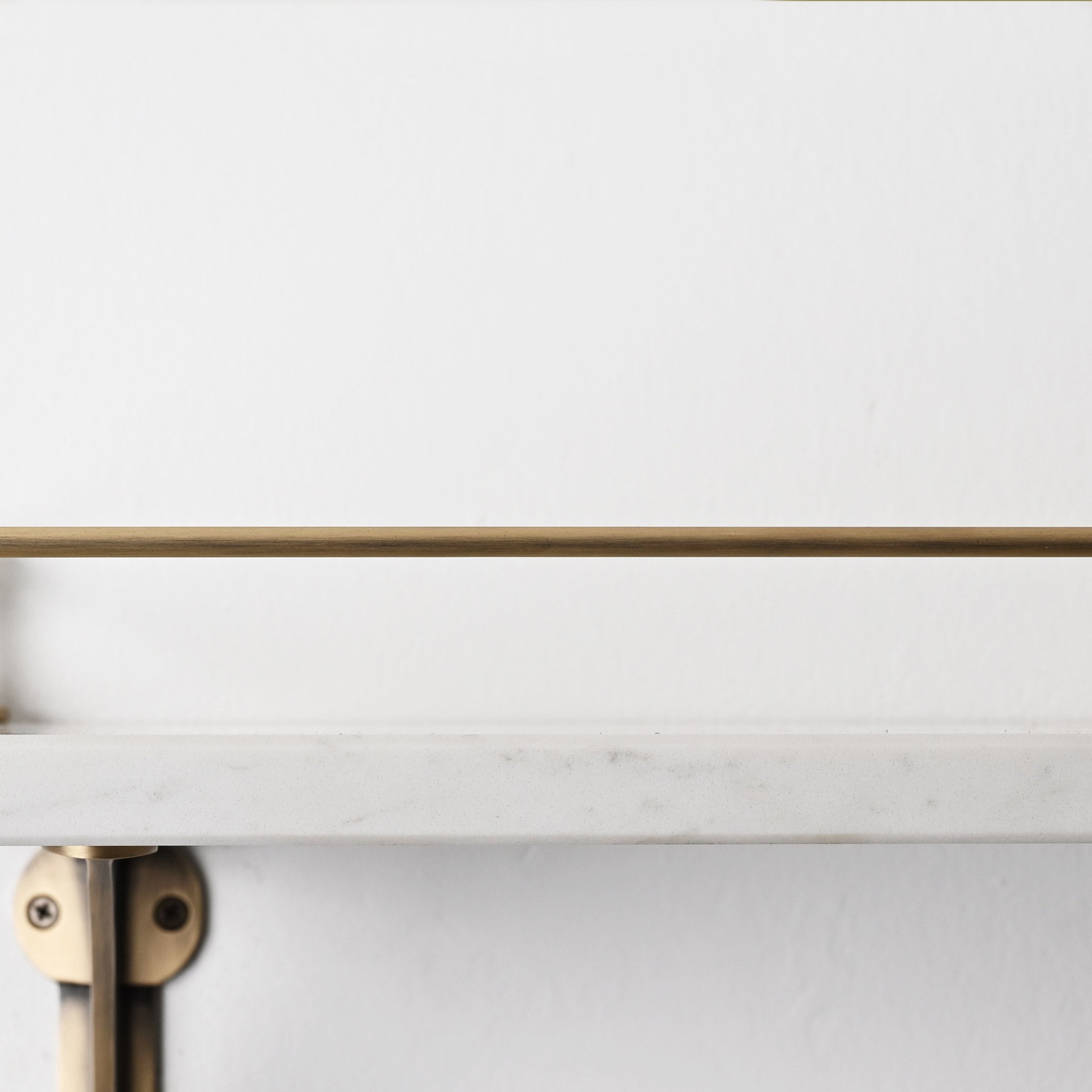 Classic Gallery Shelf Rail | Aged Brushed Brass - Gallery Rails - Yester Home - Yester Home