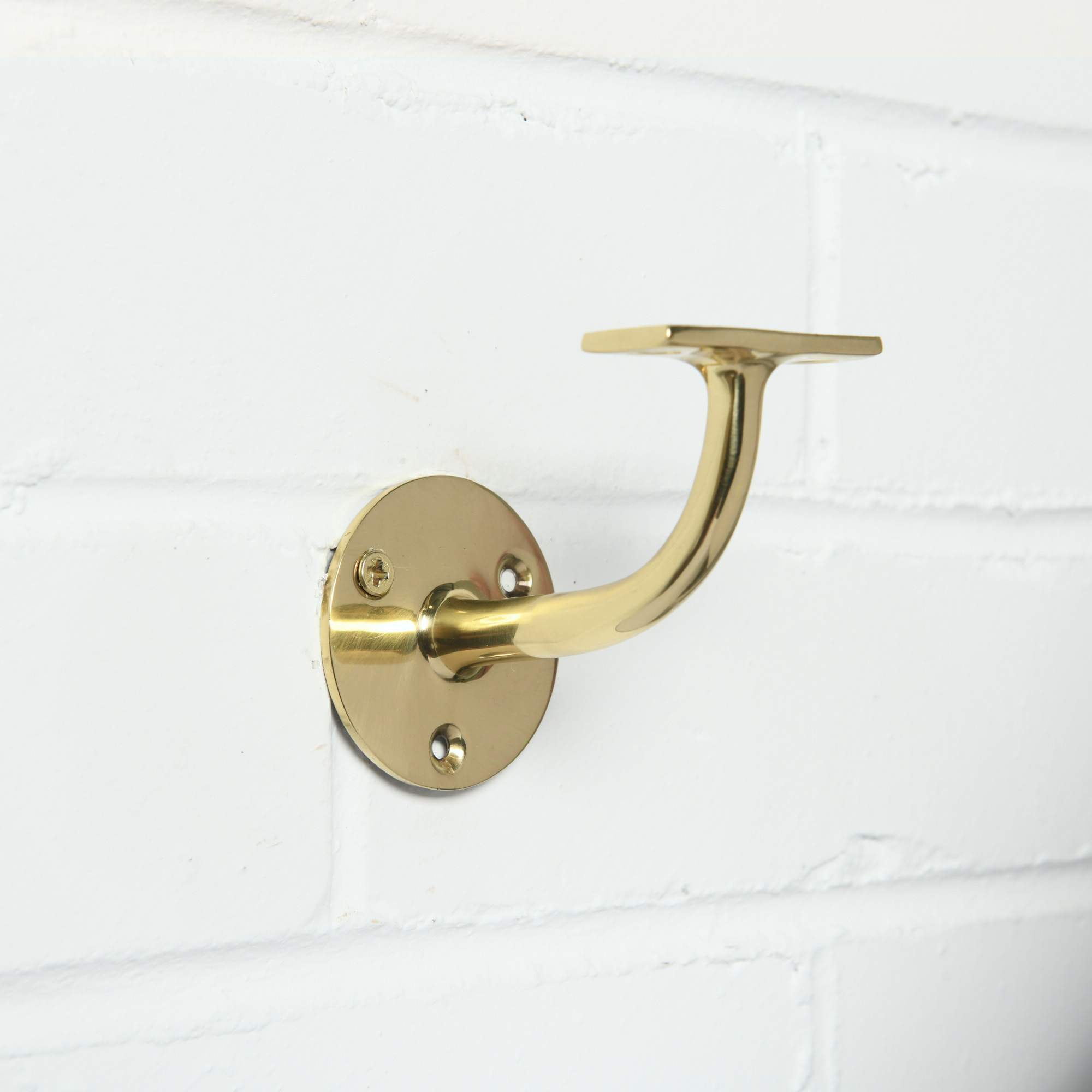 Classic Brass Handrail Bracket-Handrail Brackets-Yester Home