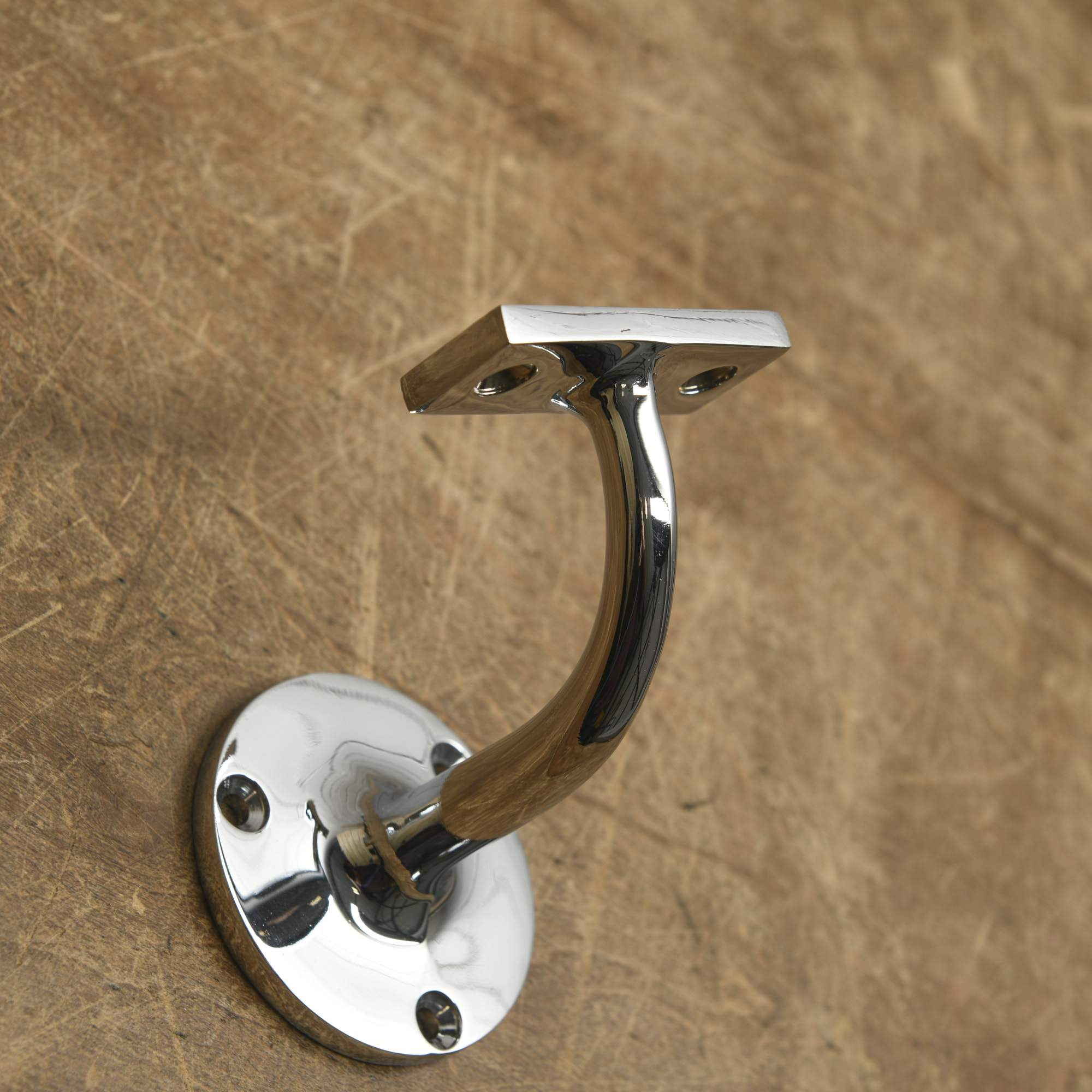 Classic Brass Handrail Bracket-Handrail Brackets-Yester Home