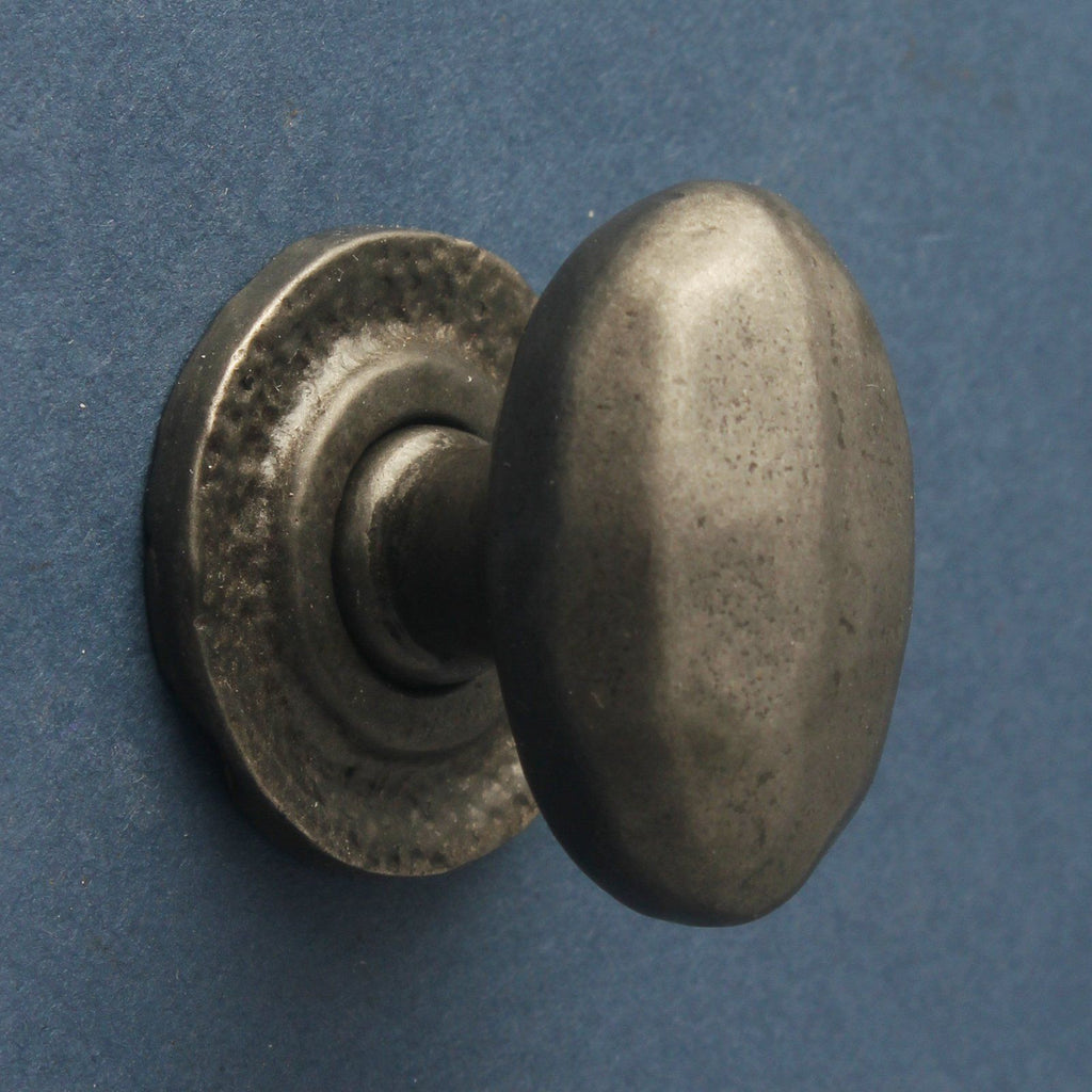 Classic Oval Cast Iron Cupboard Knob-Cabinet Knobs-Yester Home