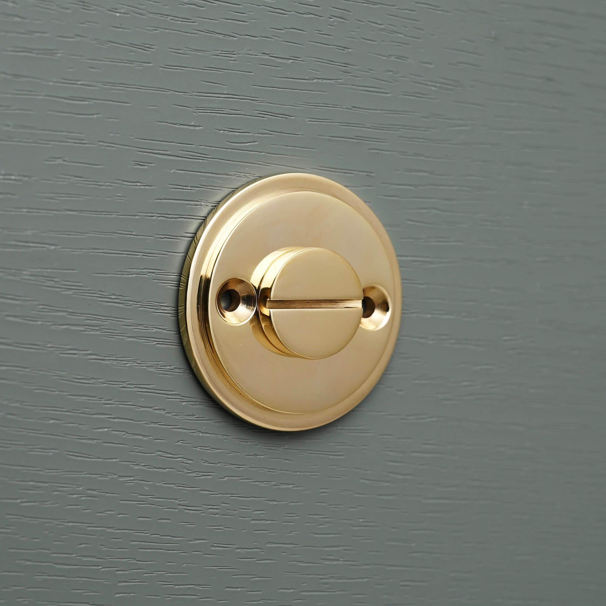 Claverley Brass Bathroom Thumbturn Lock - Thumbturns - Yester Home - Yester Home
