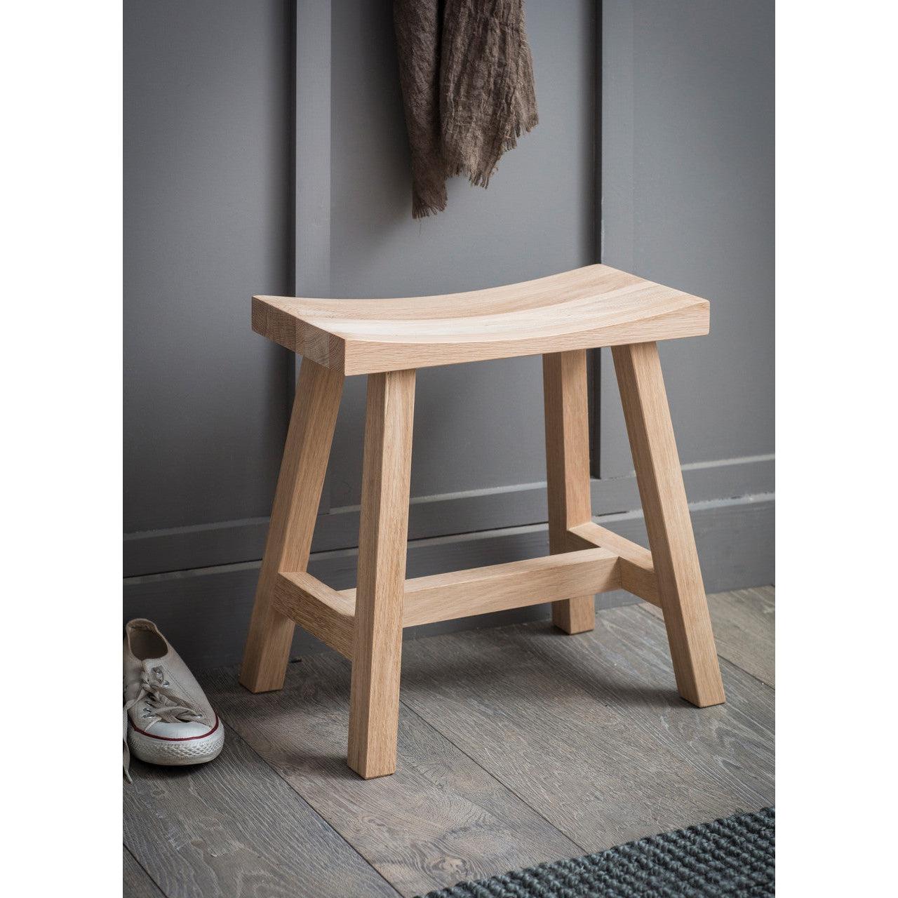 Clockhouse Stool - Raw Oak-Indoor Furniture-Yester Home