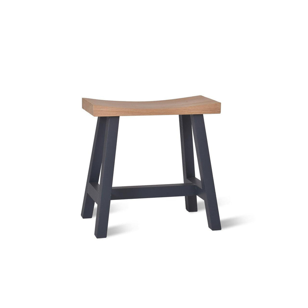 Clockhouse Stool with Carbon Legs - Oak & Beech-Indoor Furniture-Yester Home