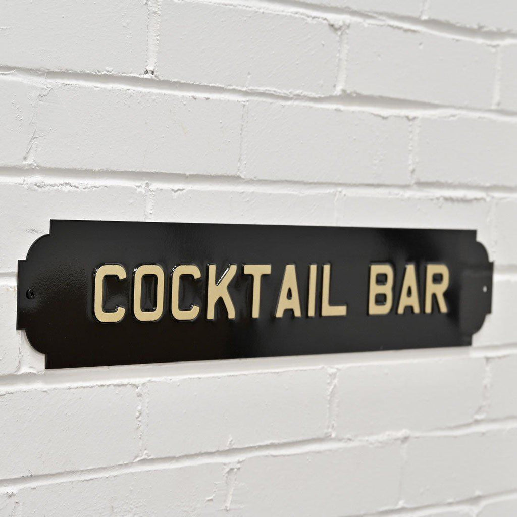 Cocktail Bar Sign-Bar Signs-Yester Home
