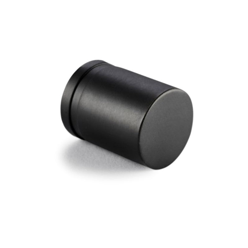 Cylinder Cupboard Pull Gunmetal Grey-Cupboard Pulls-Yester Home