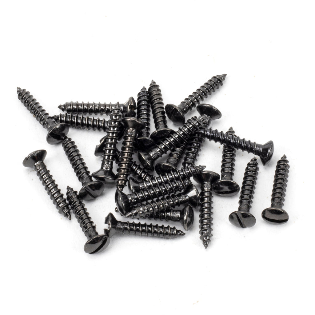 Dark Stainless Steel 4x¾" Countersunk Raised Head Screw (25) | From The Anvil-Screws & Bolts-Yester Home
